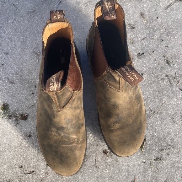Blundstone Men's Rustic Brown Chelsea Boots - Picture 3 of 6
